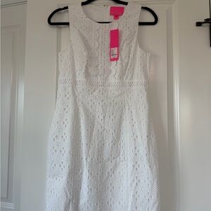 Lilly Pulitzer White Eyelet Mini Dress